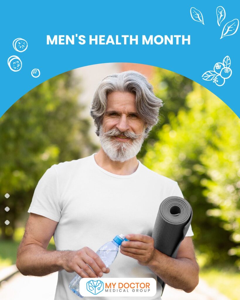 A man representing Men's Health Month, highlighting the importance of men's well-being
