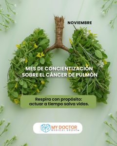 Mes de concientización sobre el cáncer de pulmón